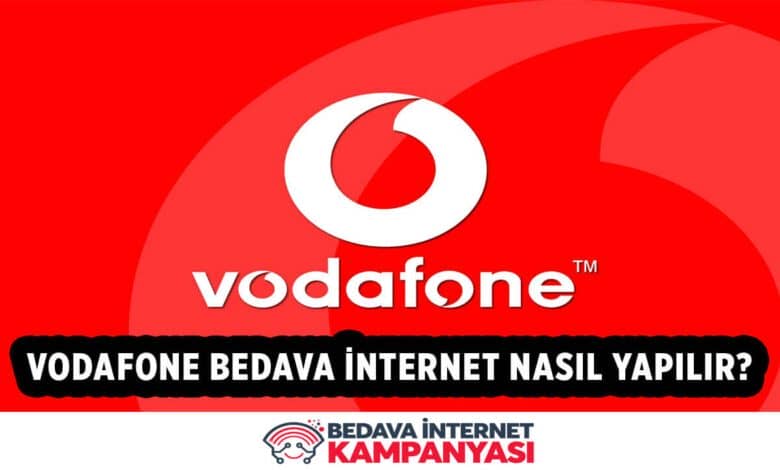 Vodafone Bedava İnternet Nasıl yapılır