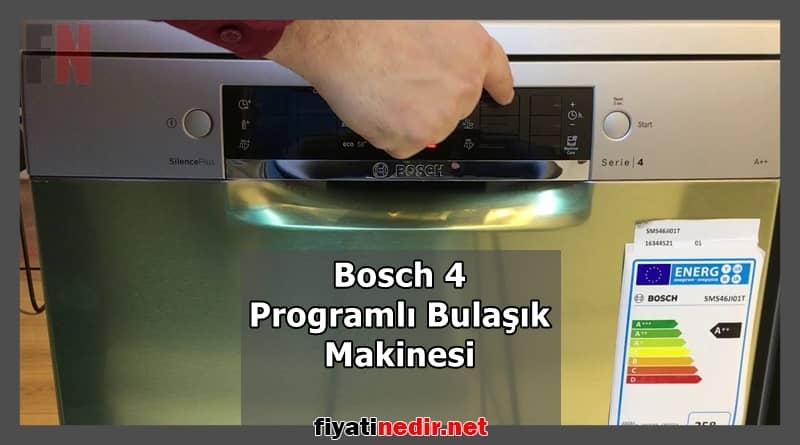 Bosch 4 Programlı Bulaşık Makinesi
