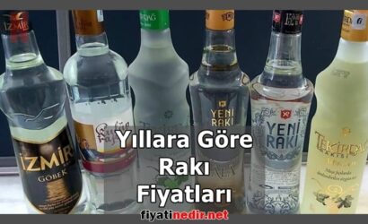 Yıllara Göre Rakı Fiyatları