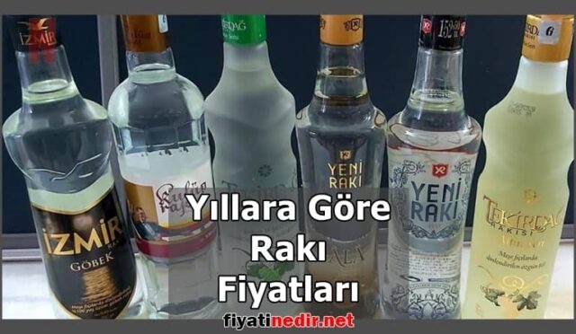 Yıllara Göre Rakı Fiyatları