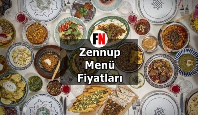 Zennup Menü Fiyatları