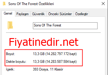 Sons Of The Forest Kaç Gb?