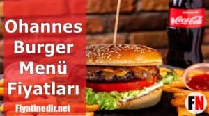 Ohannes Burger Menü Fiyatları
