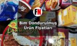 Bim Dondurulmuş Ürün Fiyatları