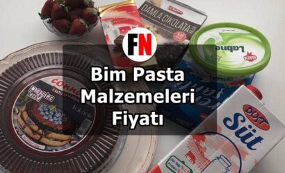 Bim Pasta Malzemeleri Fiyatı