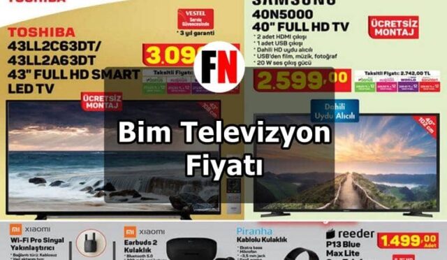 Bim Televizyon Fiyatları