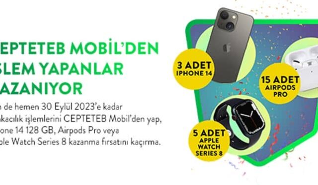 CEPTETEB Mobil iPhone 14 Çekiliş Kampanyası