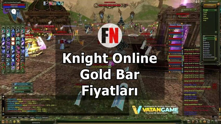 Knight Online Gold Bar Fiyatları