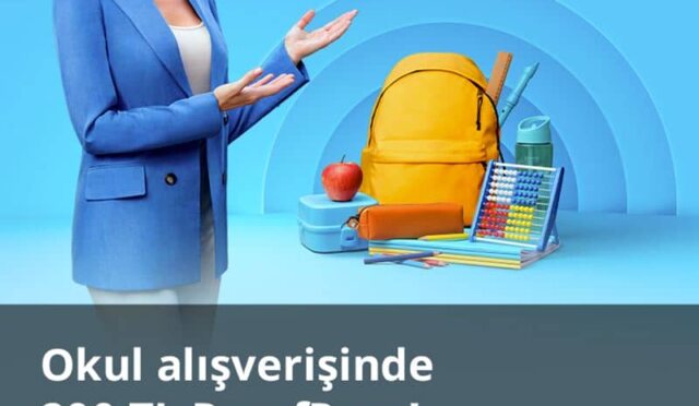 Paraf kartla okula dönüş kampanyası! Kırtasiye, oyuncak ve elektronik harcamalarında 200 TL ParafParaf