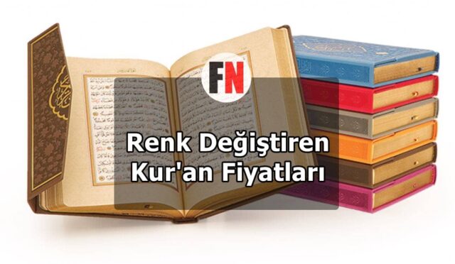 Renk Değiştiren Kur’an Fiyatları