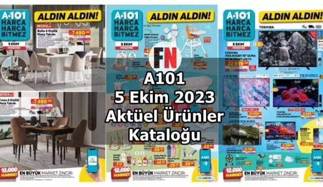 A101 5 Ekim 2023 Aktüel Ürünler Kataloğu