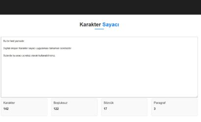 Karakter Sayacı