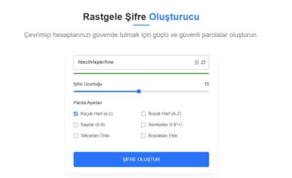 Rastgele şifre oluşturucu