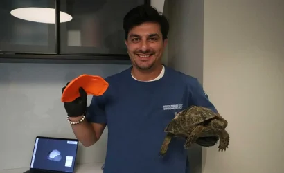 Kaplumbağayı Kurtaran Teknoloji ‘Roka’ya 3 Boyutlu Kabuk Yapıldı