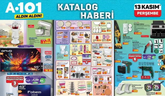 A101 13 Kasım 2025 Aktüel Kataloğu Yayınlandı: İndirim Yağmuru Elektrikli Semaver, Waffle Makinesi ve Epilasyon Seti Başta Olmak Üzere Başladı!