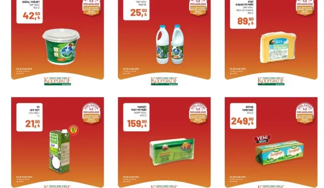 Tarım Kredi aktüel kataloğunda neler var? 2-8 Aralık tarihlerinde geçerli yağ, çay, peynir…