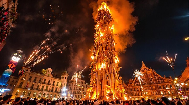 Valensiya Fallas Festivali Ateşin Temizleyici Gücüne Bir Övgü