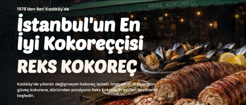 Reks Kokoreç Menü Fiyatları
